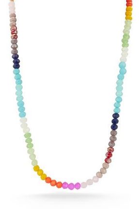 Sphera Milano Multicolor Beaded Necklace in Multi Beads at Nordstrom Rack