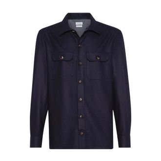 Brunello Cucinelli Hombre, Camisas, Azul, Talla: S