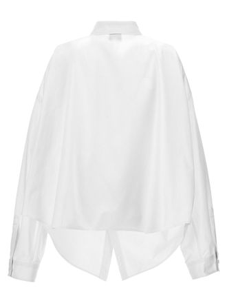 Balenciaga Asymmetric Oversized Shirt - White