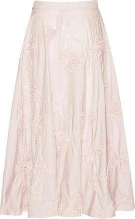 Rotate Pink Flower Maxi Skirt