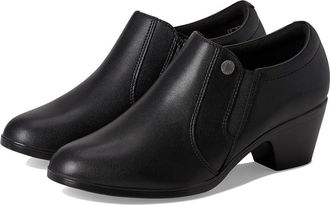 Clarks Emily 2 Reyna High Womens Heels Black Leather : 6.5 B - Medium