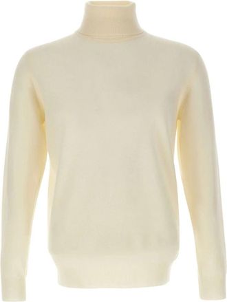 KANGRA Truien & Vesten, Heren, Wit, 5Xl, Wol, Trui met coltrui van scheerwol