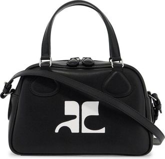 Courrèges Reedition Leather Bowling Bags
