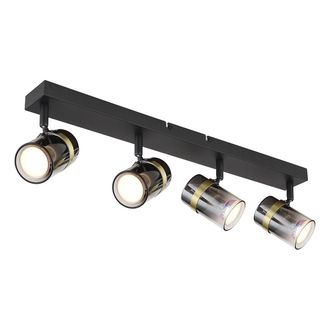 Globo Lighting Foco - Trabby - Negro - Metal - Foco De Superficie - Gu10 - Globo