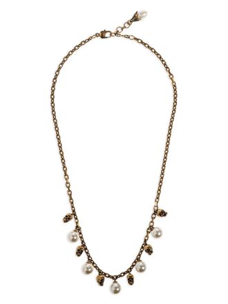Alexander McQueen Collana con perle - Oro