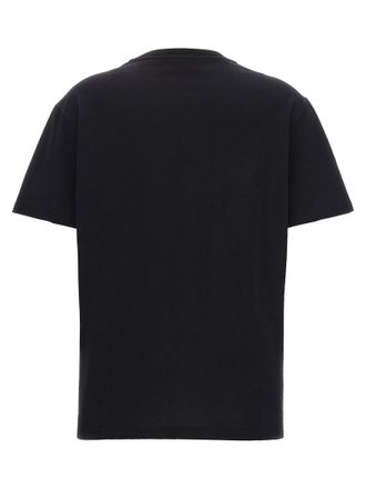 Etro Logo-Embroidered Cotton T-Shirt - Black