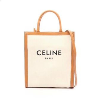 Celine Pre-owned Small Vertical Cabas 2way Tote Bag - Pre-owned - Mujer - Blanco - ONE SIZE
