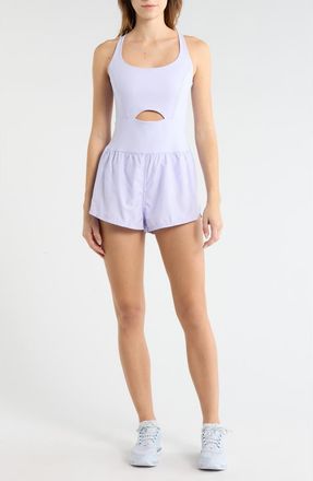Free People FP Movement Righteous Runsie Romper in Iris at Nordstrom Rack, Size X-Large