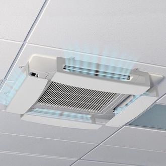 DC Deflettore Climik Quadro Dc Bianco 50 Cm
