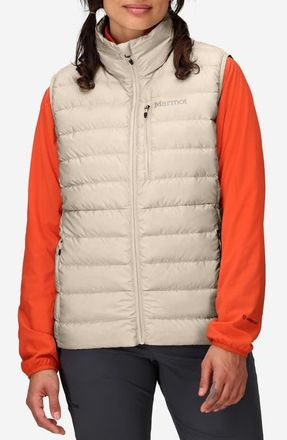 Marmot Highlander 700 Fill Power Down Vest in Birch Bark at Nordstrom, Size Medium