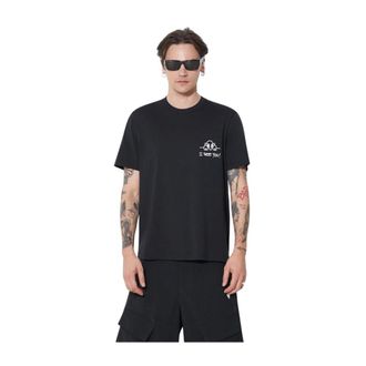Neil Barrett Tops, Heren, Zwart, L, T-Shirts