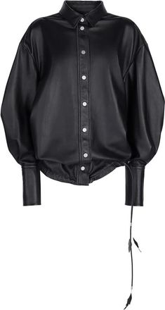 The Attico Dames, Jassen, Zwart, Maat: XS Viscose