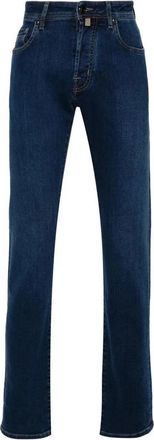 Jacob Cohen Bard Slim-Fit Jeans - Heren - Slim Fit Jeans - Blauw - W36 - Katoen - Jeans