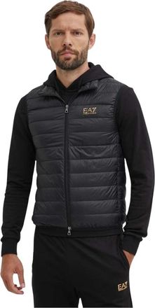 Emporio Armani Gewatteerd Gilet - Heren - Bodywarmers - Zwart - 2XL - Jassen