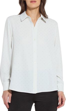 Lyssé Crystal Embellished Parker Shirt