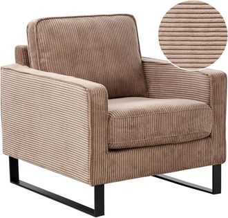 Beliani Sill&oacute;n Pana Beige