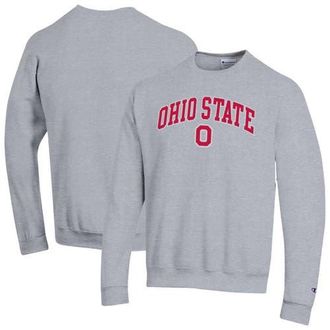 Champion Mens Champion Heather Gray Ohio State Buckeyes Arch Over Logo Pullover Sweatshirt at Nordstrom, Size Xx-Large