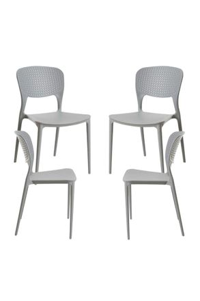 Regalos Miguel Packs Sillas Jard&iacute;n - Pack 4 Sillas Fresk - Gris Claro