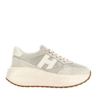 Hogan Maxi I Active - Dames - Sneakers - Grijs - 37 EU - Leer - Schoenen