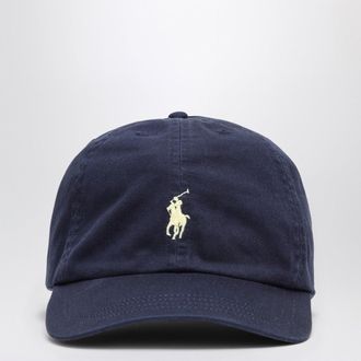 Polo Ralph Lauren Navy Blue Cotton Baseball Cap