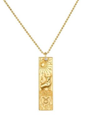 Satya Jewelry Story of Zodiac Necklace in Taurus at Nordstrom