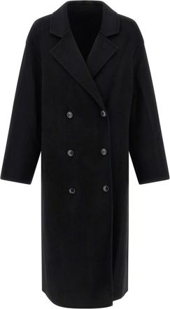 Loulou Studio Dames, Mantels, Zwart, Maat: 2XS