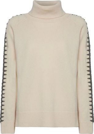 Elena Miro Truien & Vesten, Dames, Beige, M, Wol, Lupetto