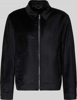 Drykorn Drykorn Hemdjacke mit Rei&szlig;verschluss Modell RIKKA in Black, Gr&ouml;&szlig;e XXL