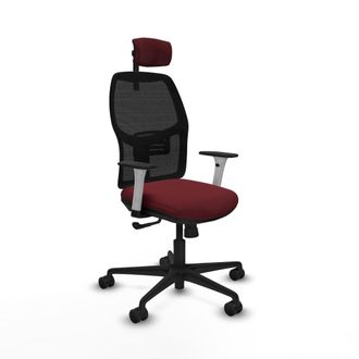 Piqueras y Crespo Silla De Oficina Piqueras Y Crespo Alfera Negro Cuero Sint&eacute;tico Nylon