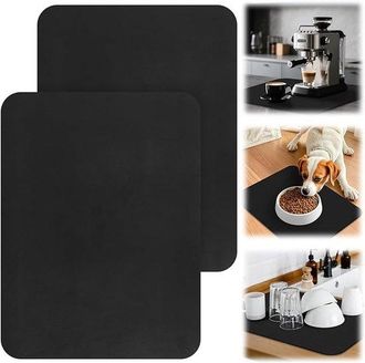 OEM Alfombrilla De Drenaje De 40x30 Cm - 2 Piezas - Negra - Antideslizante - Secado R&aacute;pido