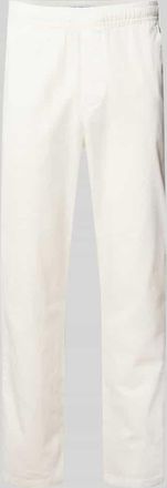 Review Pull On Hose in Leinen-Optik mit Eingrifftaschen in Offwhite, Gr&ouml;&szlig;e XXL