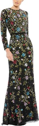 Mac Duggal Embellished Long Dress