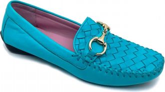 Robert Zur Womens Perlata Loafer In Aqua