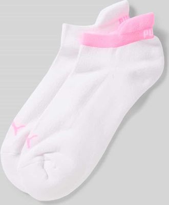Puma Sneakersocken mit Logo im 2er-Pack in Weiss, Gr&ouml;&szlig;e 35-38