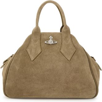 Vivienne Westwood Yasmine Medium Suede top Handle bag - Brown - One Size