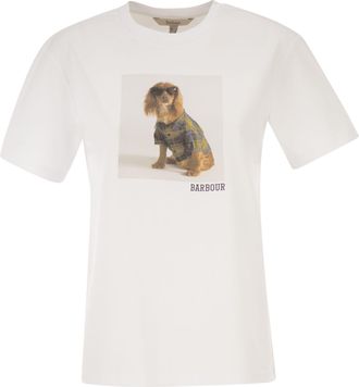 Barbour Marine katoenen T-shirt met print