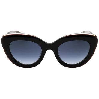 Kate Spade New York Womens Pink Border Black Sunglasses - One Size