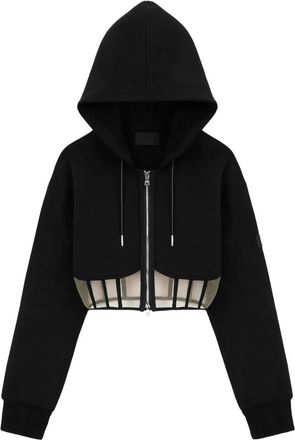 Rta Felpa Nora con zip - Nero