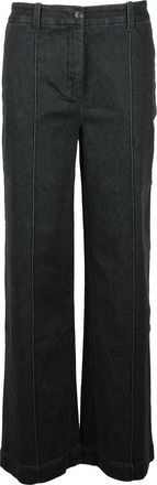 Eleventy Grey Cotton-Blend Stretch Straight-Leg Jeans