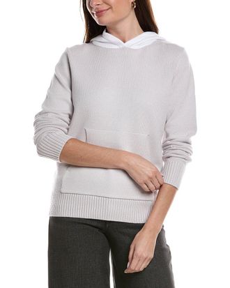 Theo & Spence Theo And Spence Two-Tone Sweater Hoodie