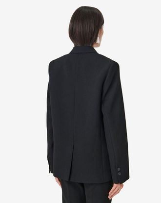 Iro Single-Button Wool Blazer - Black