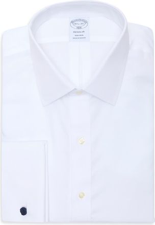 Brooks Brothers Regular Fit Dress Shirt in White at Nordstrom Rack, Size 14.5 - 32