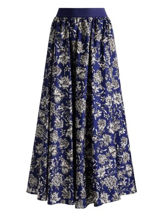 Alice & Olivia Nilda Cotton Maxi Skirt-Donna