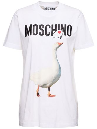 Tシャツ・カットソー MOSCHINO Women Tops 070805411555 Black Moschino T-Shirts − Sale: up to −81% | Stylight