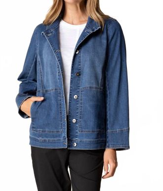 Habitat Stretch Adventure Jacket In Medium Denim