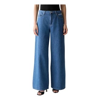 Karl Lagerfeld Donna, Pantaloni, Blu, W25, new