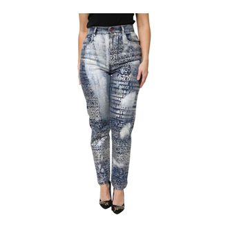 Dolce & Gabbana Dames, Jeans, Blauw, Maat: 2XS Katoen