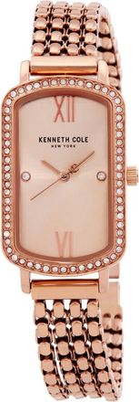 Kenneth Cole Quartz Crystal Rose Gold Dial Ladies Watch KCWLG0065801