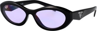 Prada Womens Sunglasses 0pr 26zs Black Acetate