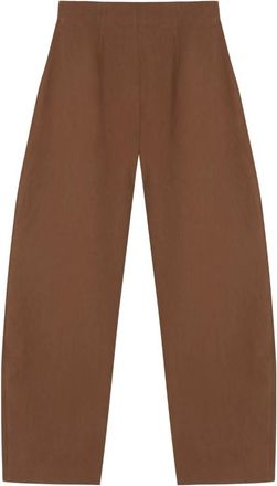 Cortana Broeken, Dames, Bruin, XS, Linnen, Culta, linnen broek henna
